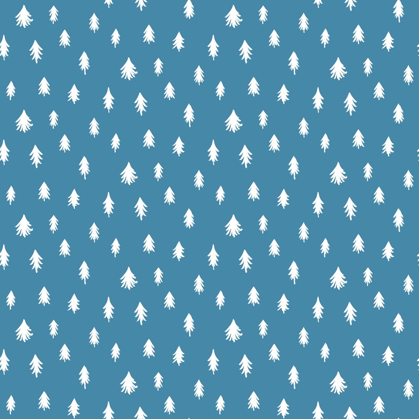 In the Pine - Blue - Camp Canine - Krissy Mast - Cloud 9 Fabrics - Poplin - Simplifi Fabric