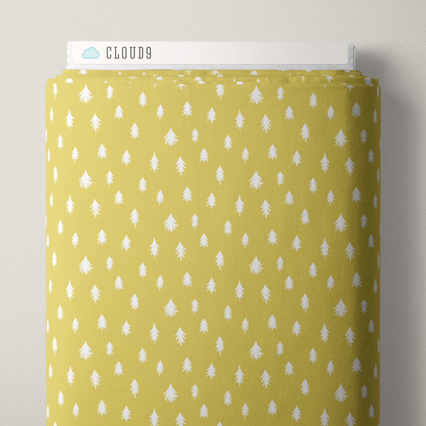 In the Pine - Yellow - Camp Canine - Krissy Mast - Cloud 9 Fabrics - Poplin - Simplifi Fabric