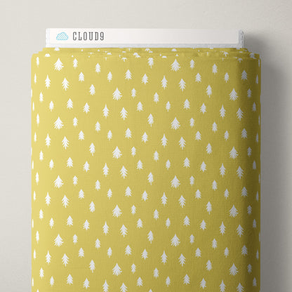 In the Pine - Yellow - Camp Canine - Krissy Mast - Cloud 9 Fabrics - Poplin - Simplifi Fabric