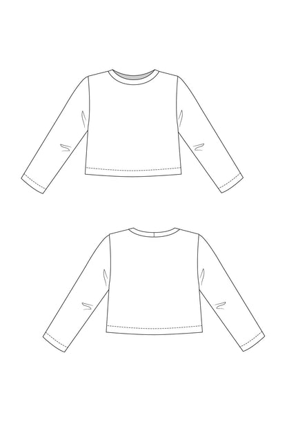 Inari Dress & Crop Tee - PDF Pattern - Named Clothing - Simplifi Fabric