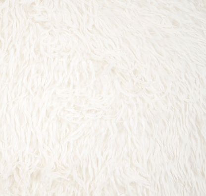 Ivory Feather Hair Vegan Faux Fur - Katia - Simplifi Fabric