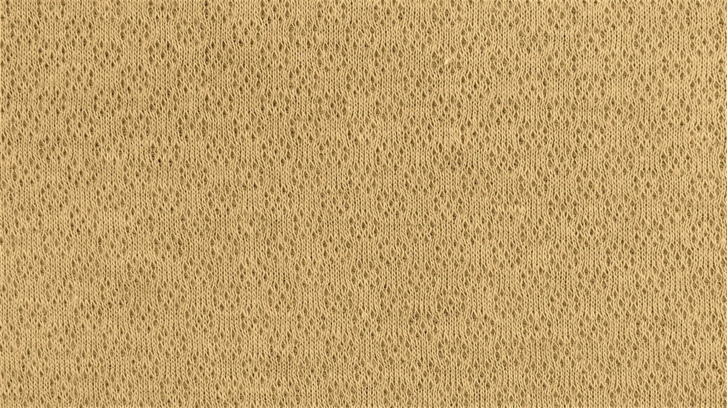 Jacquard Cotton Jersey - European Import - Oeko - Tex® - Beige - Simplifi Fabric