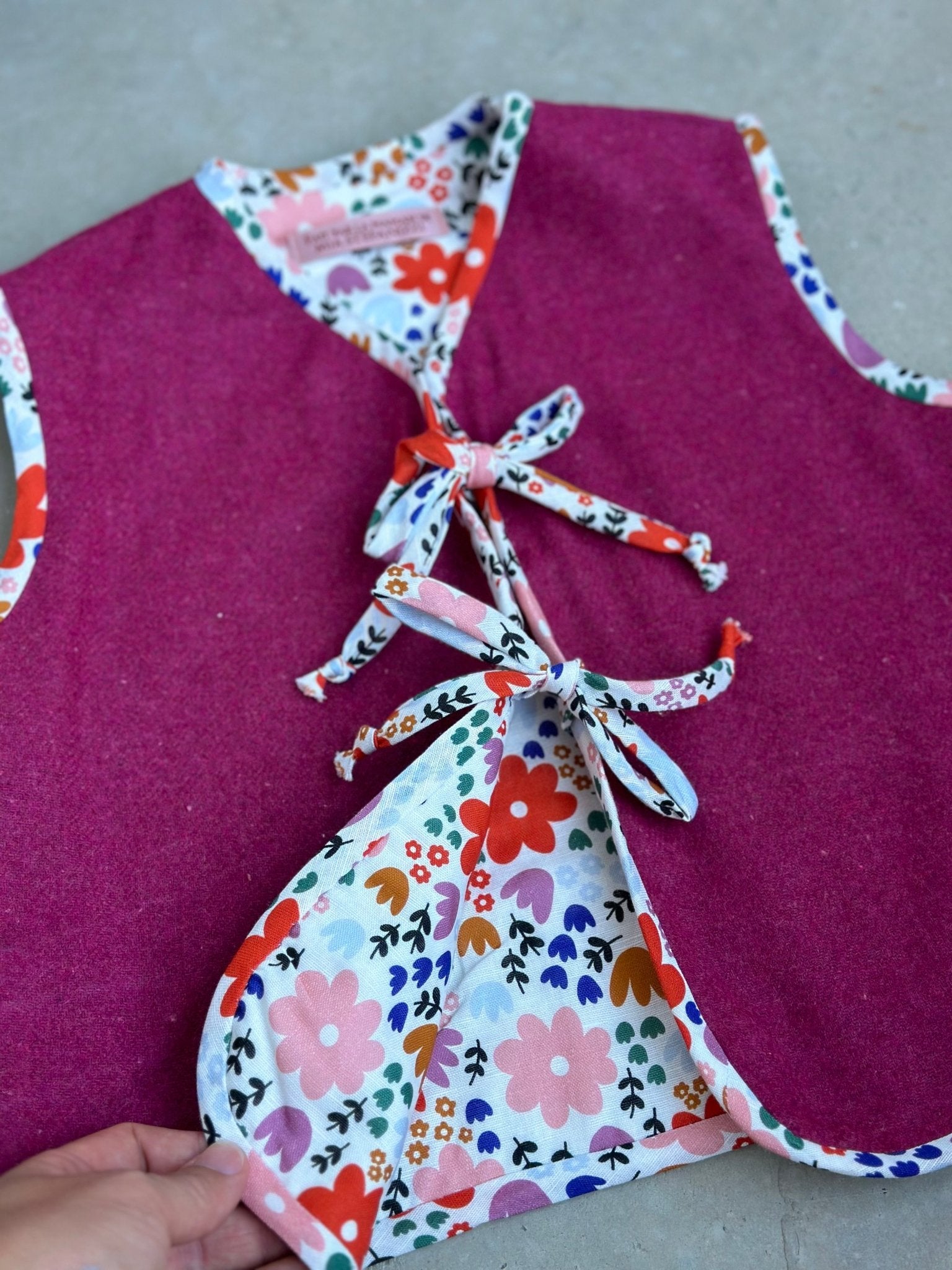 Japi Reversible Unisex Vest (18mo - 12yrs) PDF Sewing Pattern - Atelier Mimito - Simplifi Fabric