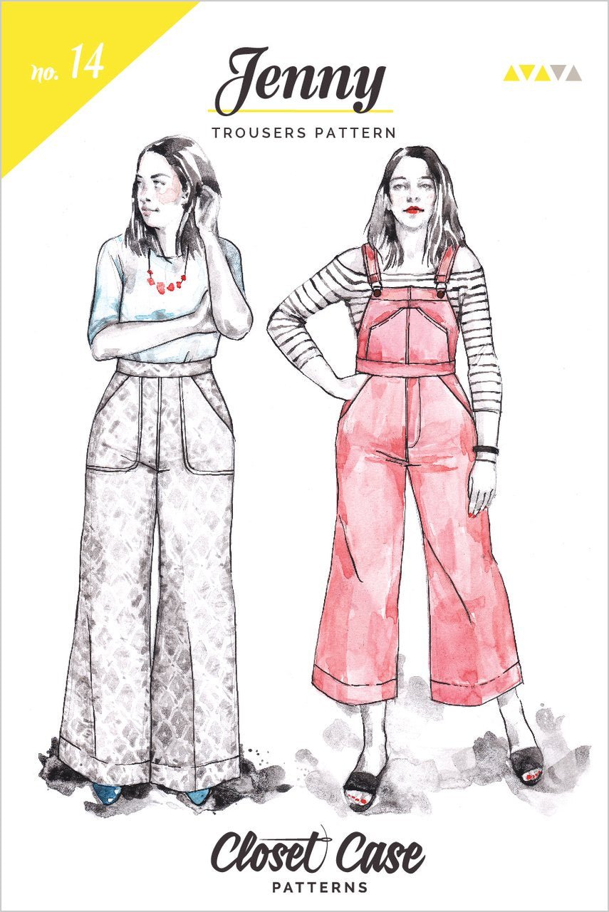 Jenny Overalls & Trousers Pattern - Closet Core Patterns - Simplifi Fabric