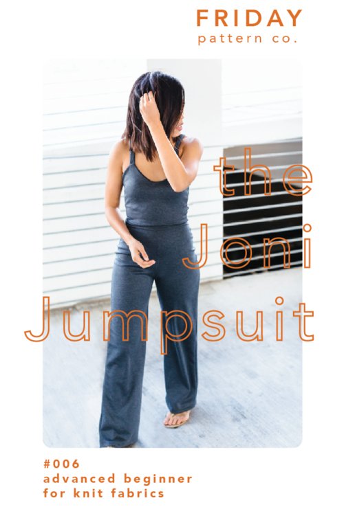 Joni Jumpsuit Pattern - Friday Pattern Company - Simplifi Fabric