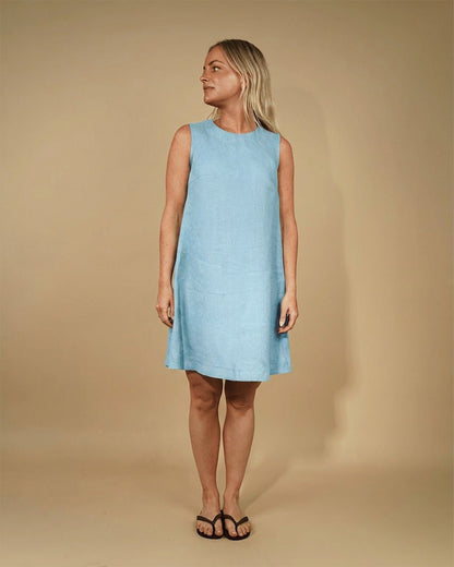 June Dress Womens Paper Pattern - Wardrobe by Me - Simplifi Fabric