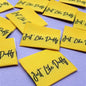 "JUST LIKE DADDY" Woven Label Pack - Sew Anonymous - Simplifi Fabric