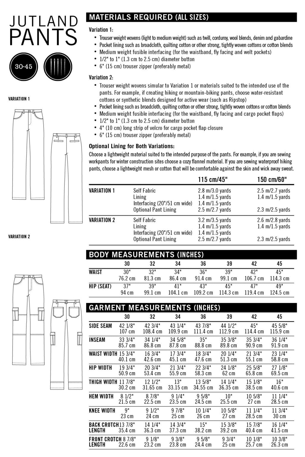 Jutland Pants Pattern - Thread Theory - Simplifi Fabric