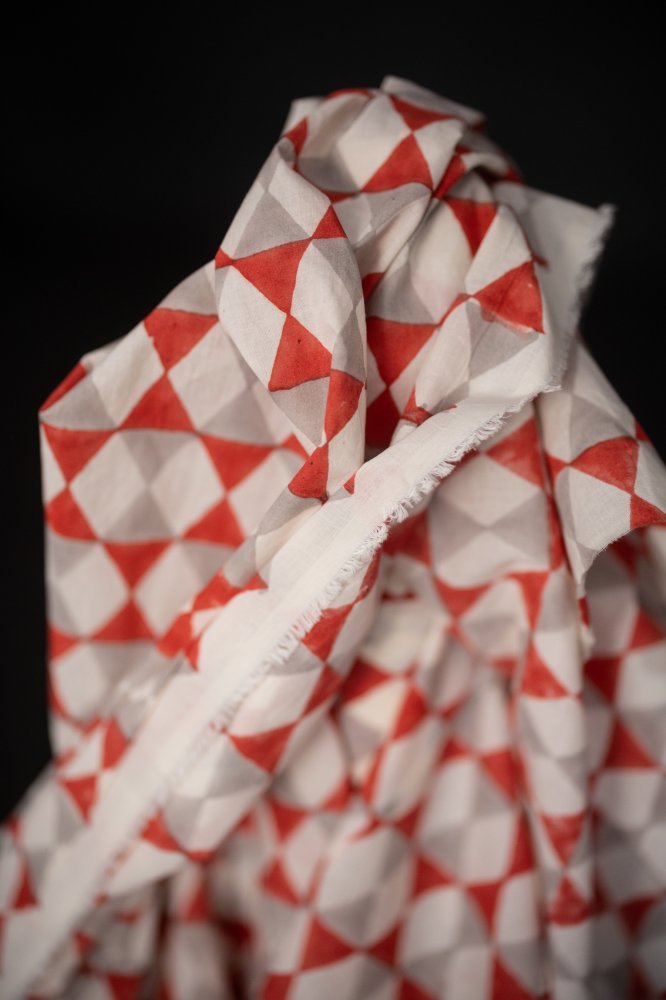 Kaleidoscope Indian Block Print Organic Cotton - Merchant & Mills - Simplifi Fabric