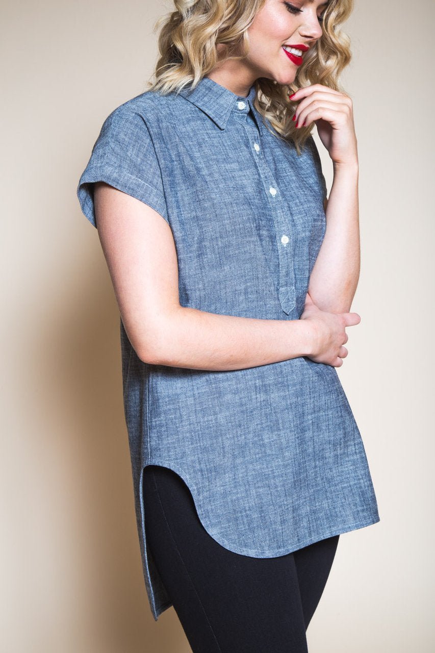 Kalle Shirt & Shirtdress Pattern - Closet Core Patterns - Simplifi Fabric