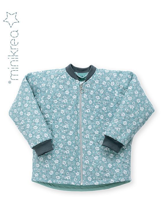 Kids Quilted Jacket - Minikrea - Pattern - 2 - 12 Years - Simplifi Fabric