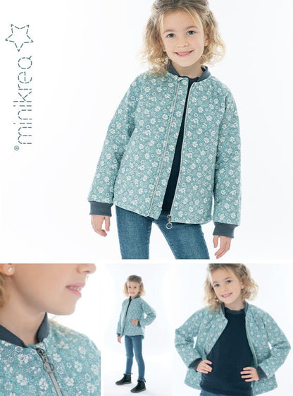 Kids Quilted Jacket - Minikrea - Pattern - 2 - 12 Years - Simplifi Fabric