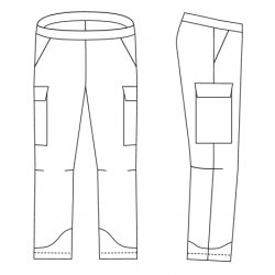 Korouoma Technical Hiking Men's Pants Pattern - Shelby Outdoor - Simplifi Fabric