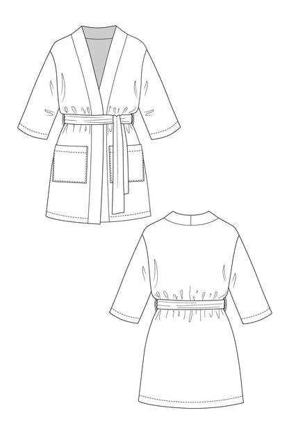 Lahja Unisex Dressing Gown - PDF Pattern - Named Clothing - Simplifi Fabric