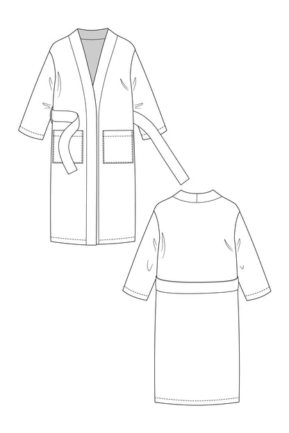 Lahja Unisex Dressing Gown - PDF Pattern - Named Clothing - Simplifi Fabric