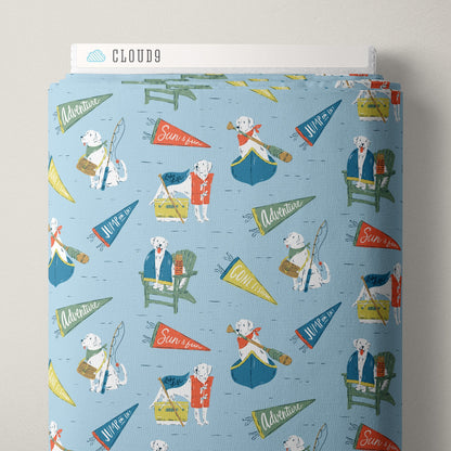 Lake Loving Labs - Camp Canine - Krissy Mast - Cloud 9 Fabrics - Poplin - Simplifi Fabric