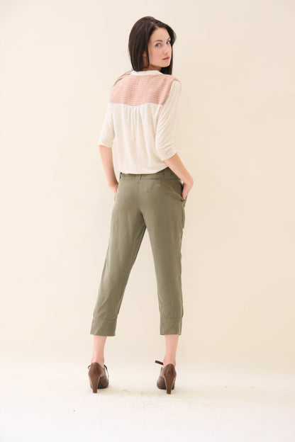 Lazo Trousers Womens PDF Sewing Pattern - Thread Theory - Simplifi Fabric