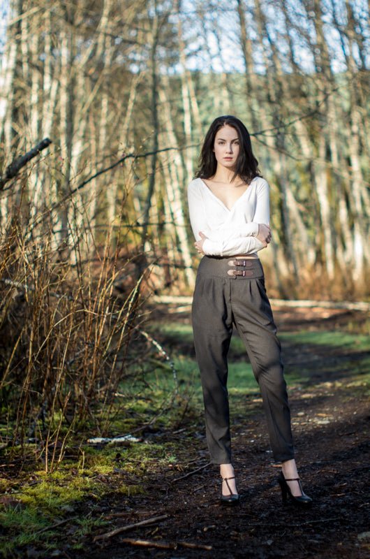 Lazo Trousers Womens PDF Sewing Pattern - Thread Theory - Simplifi Fabric