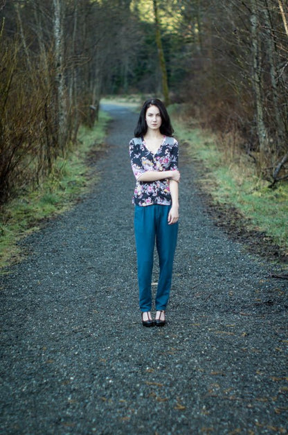 Lazo Trousers Womens PDF Sewing Pattern - Thread Theory - Simplifi Fabric