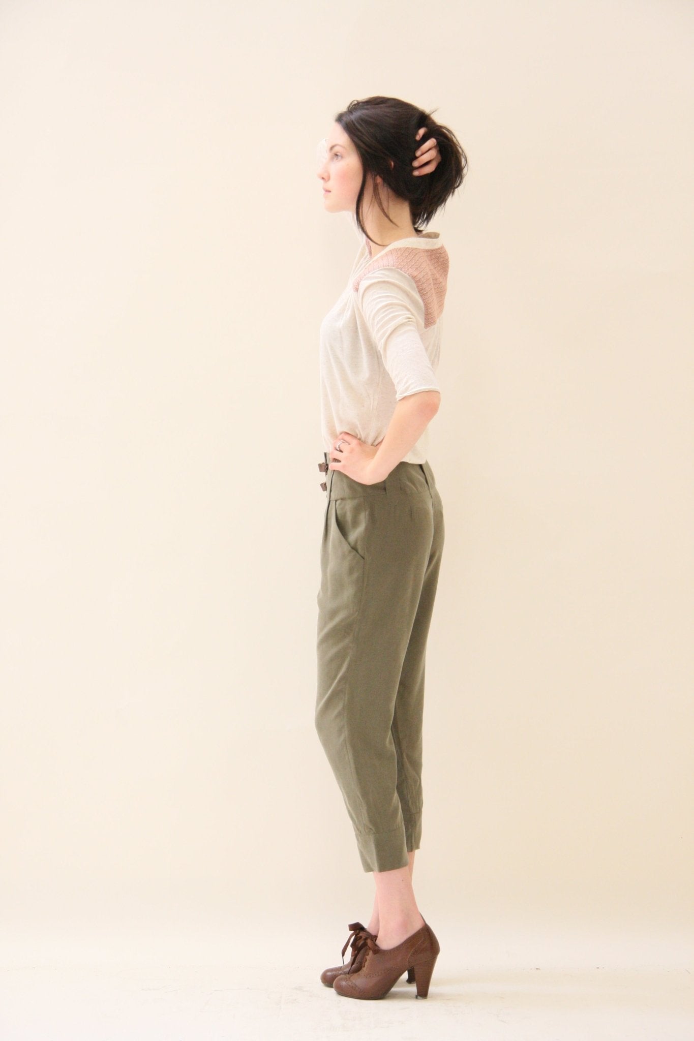 Lazo Trousers Womens PDF Sewing Pattern - Thread Theory - Simplifi Fabric