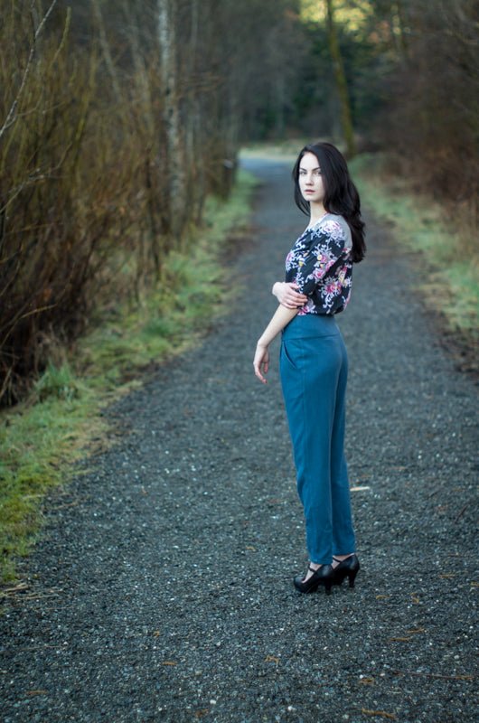 Lazo Trousers Womens PDF Sewing Pattern - Thread Theory - Simplifi Fabric