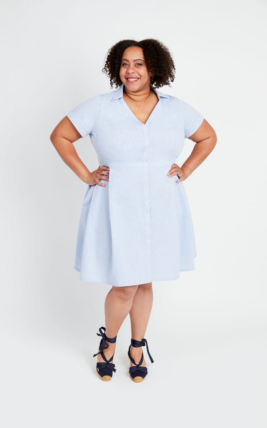 Lenox Shirtdress Paper Pattern - Cashmerette - Simplifi Fabric