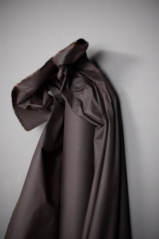 Lightweight British Oilskin - Rustic Brown - European Import - Merchant & Mills - Simplifi Fabric