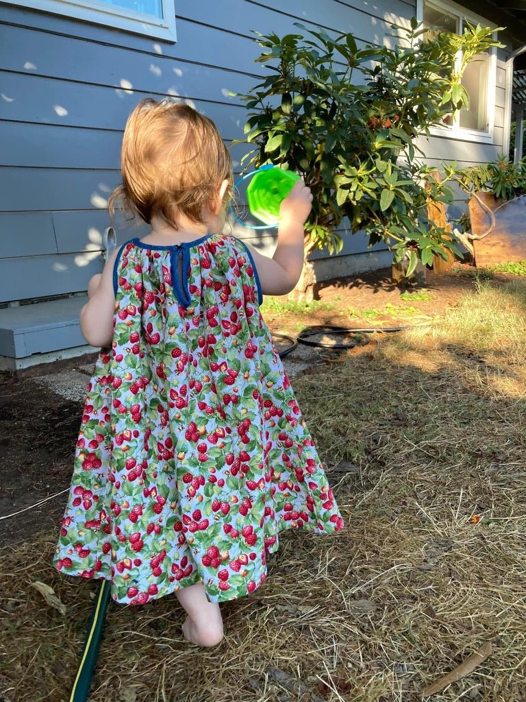 Lila Swirl Dress and Top (18mo - 12yrs) PDF Sewing Pattern - Atelier Mimito - Simplifi Fabric