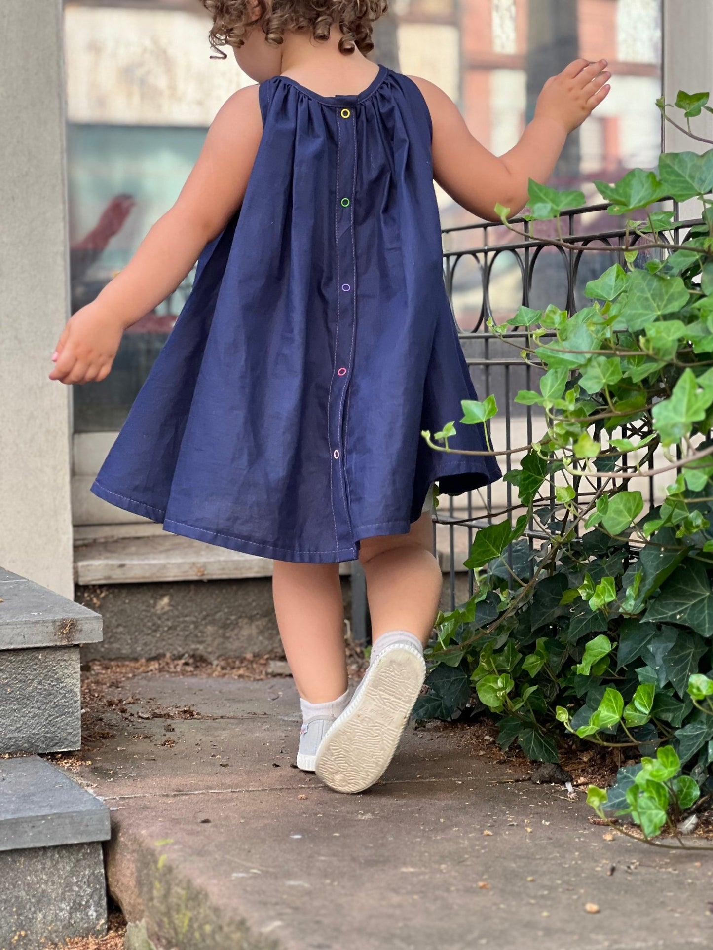 Lila Swirl Dress and Top (18mo - 12yrs) PDF Sewing Pattern - Atelier Mimito - Simplifi Fabric