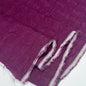 Linen / Viscose Jacquard Gauze - Currant - Simplifi Fabric