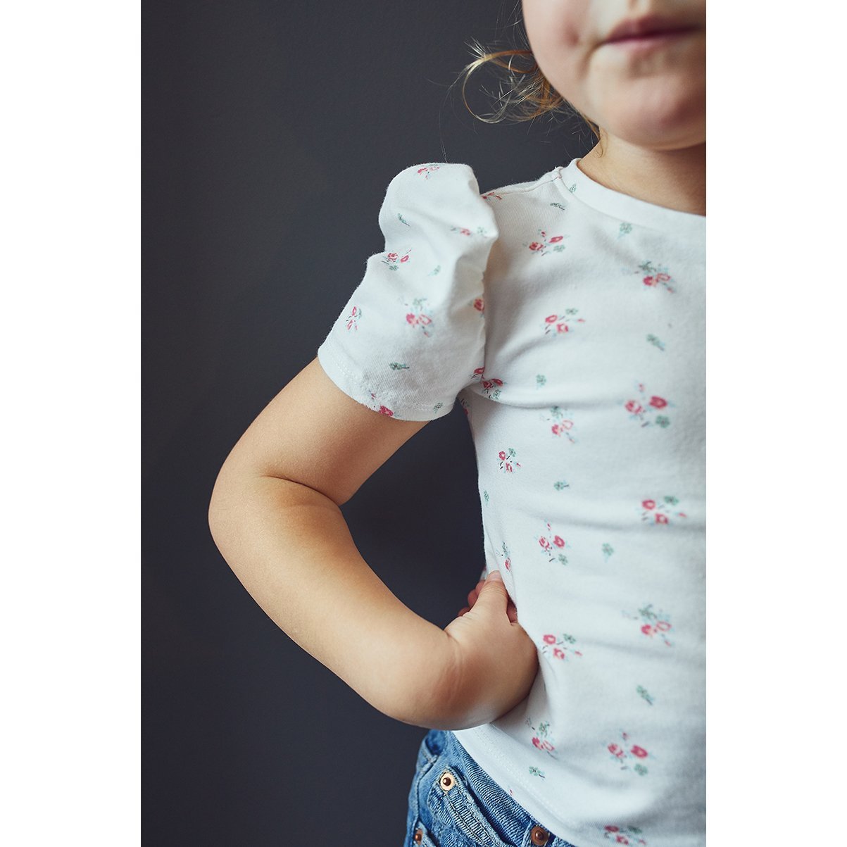 Lobelia Kids Tee - shirt Sewing Pattern - Girls 3/12 - Ikatee - Simplifi Fabric