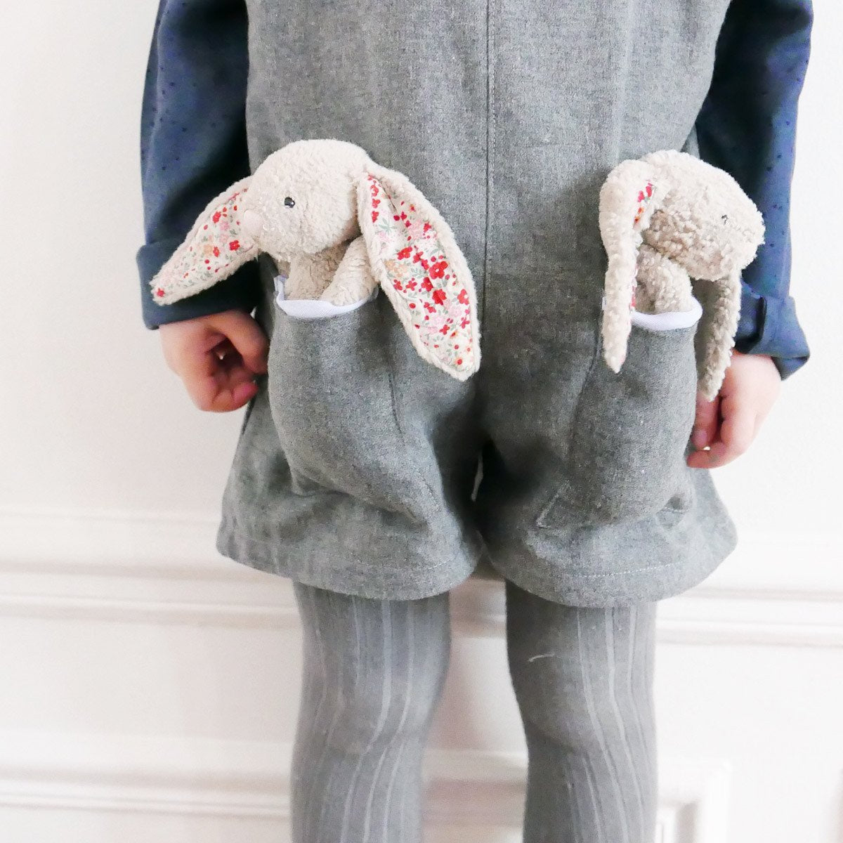 London Overalls or Dress Sewing Pattern - Baby 6M/4Y - Ikatee - Simplifi Fabric