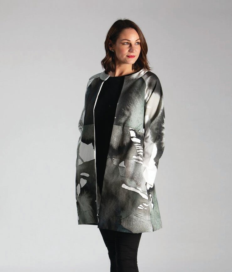 Longline Jacket - Paper Sewing Pattern - Sew Different - Simplifi Fabric