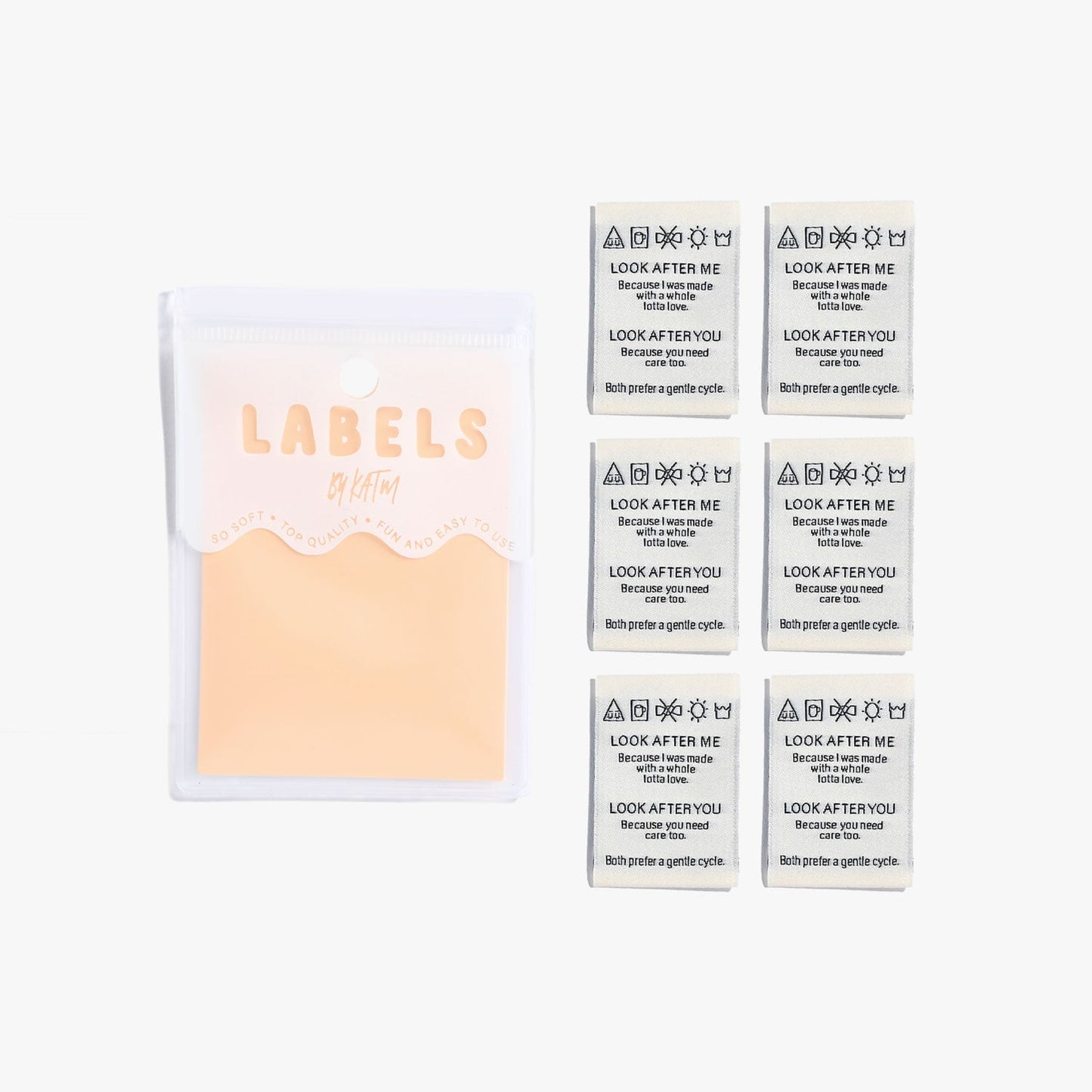 "LOOK AFTER ME, LOOK AFTER YOU" Woven Label Pack - Kylie And The Machine - Simplifi Fabric