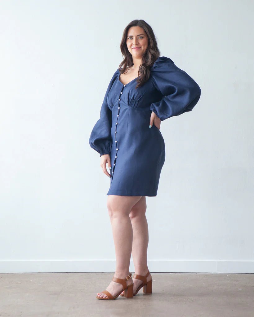 Lora Dress Sewing Pattern - True Bias - Simplifi Fabric