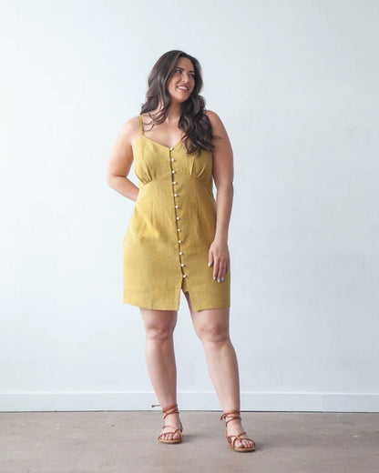 Lora Dress Sewing Pattern - True Bias - Simplifi Fabric