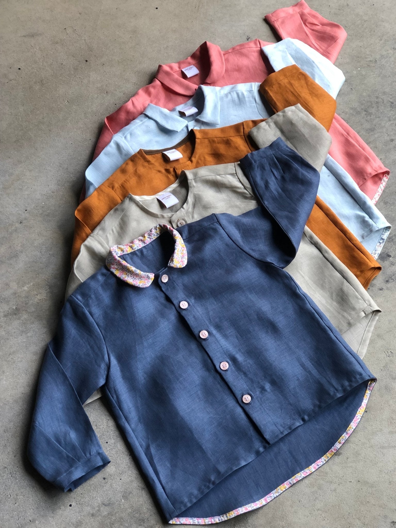 Lou Unisex Kids Shirt (18mo - 12yrs) PDF Sewing Pattern - Atelier Mimito - Simplifi Fabric