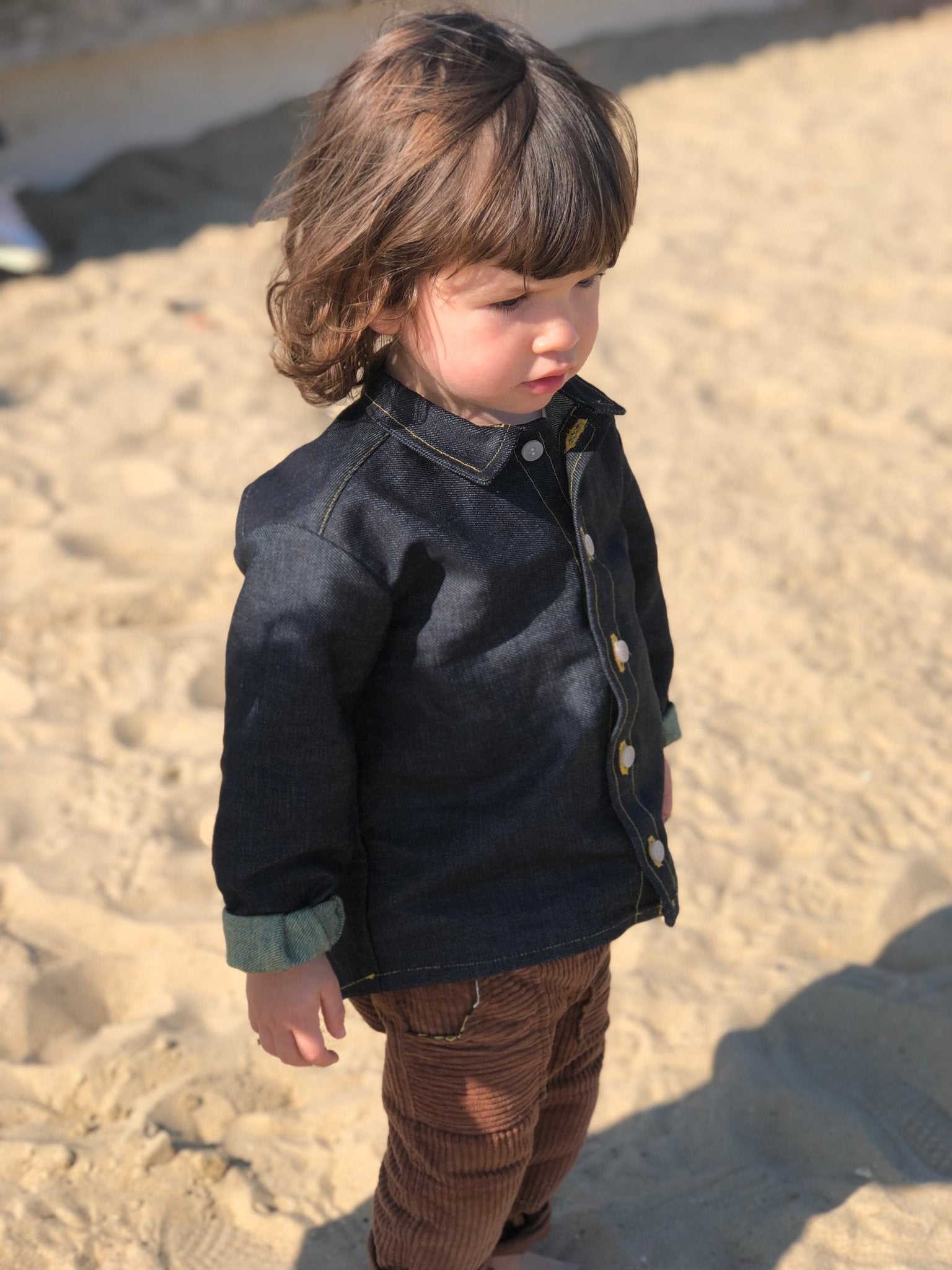 Lou Unisex Kids Shirt (18mo - 12yrs) PDF Sewing Pattern - Atelier Mimito - Simplifi Fabric