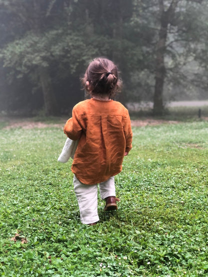 Lou Unisex Kids Shirt (18mo - 12yrs) PDF Sewing Pattern - Atelier Mimito - Simplifi Fabric