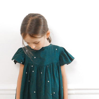 Louise Blouse & Dress Sewing Pattern - Girl 3/12Y - Ikatee - Simplifi Fabric