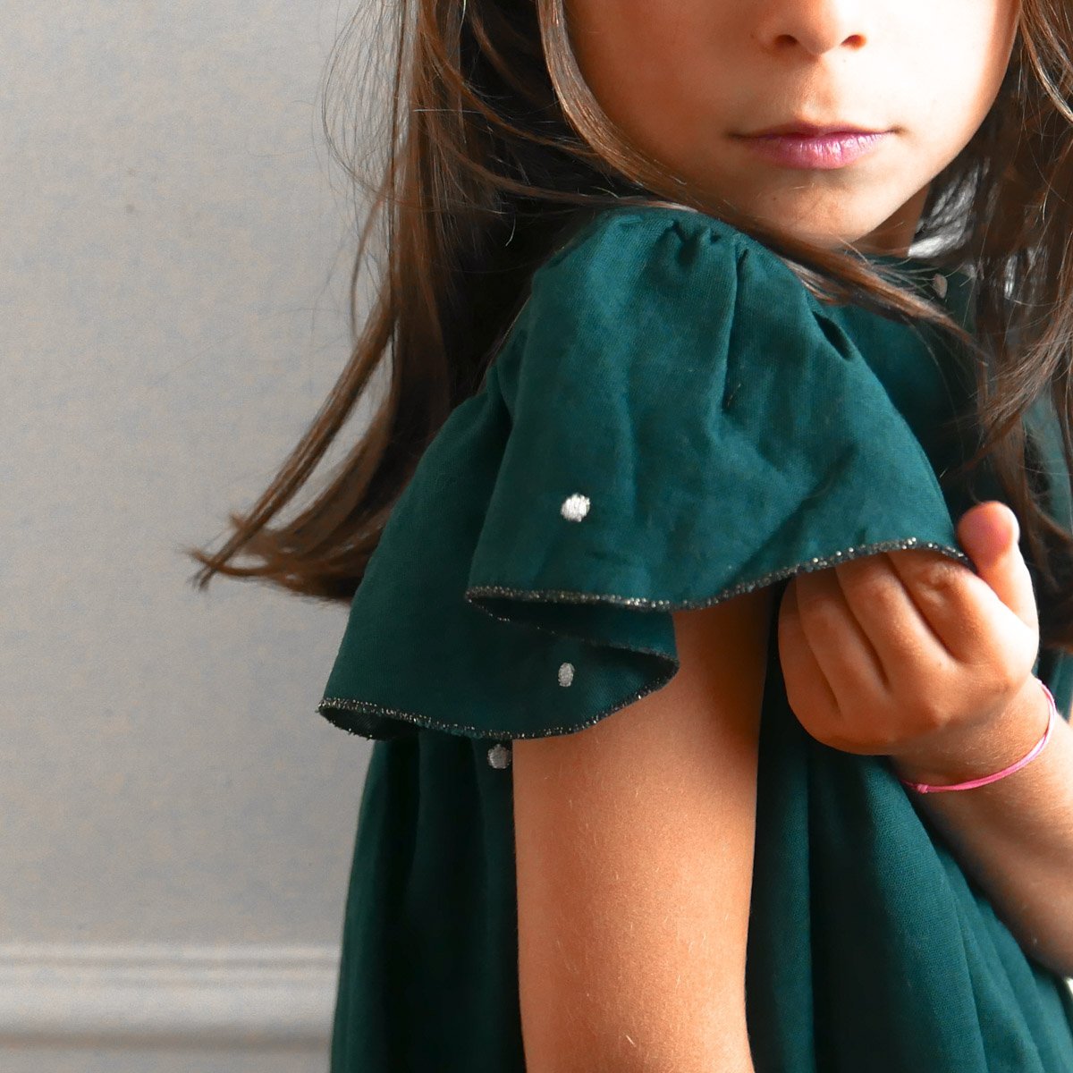 Louise Blouse & Dress Sewing Pattern - Girl 3/12Y - Ikatee - Simplifi Fabric