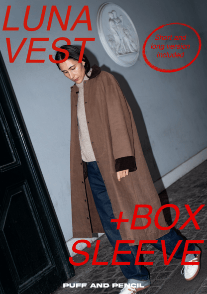 Luna + Box Sleeves Jacket - Paper Sewing Pattern - Puff And Pencil - Simplifi Fabric