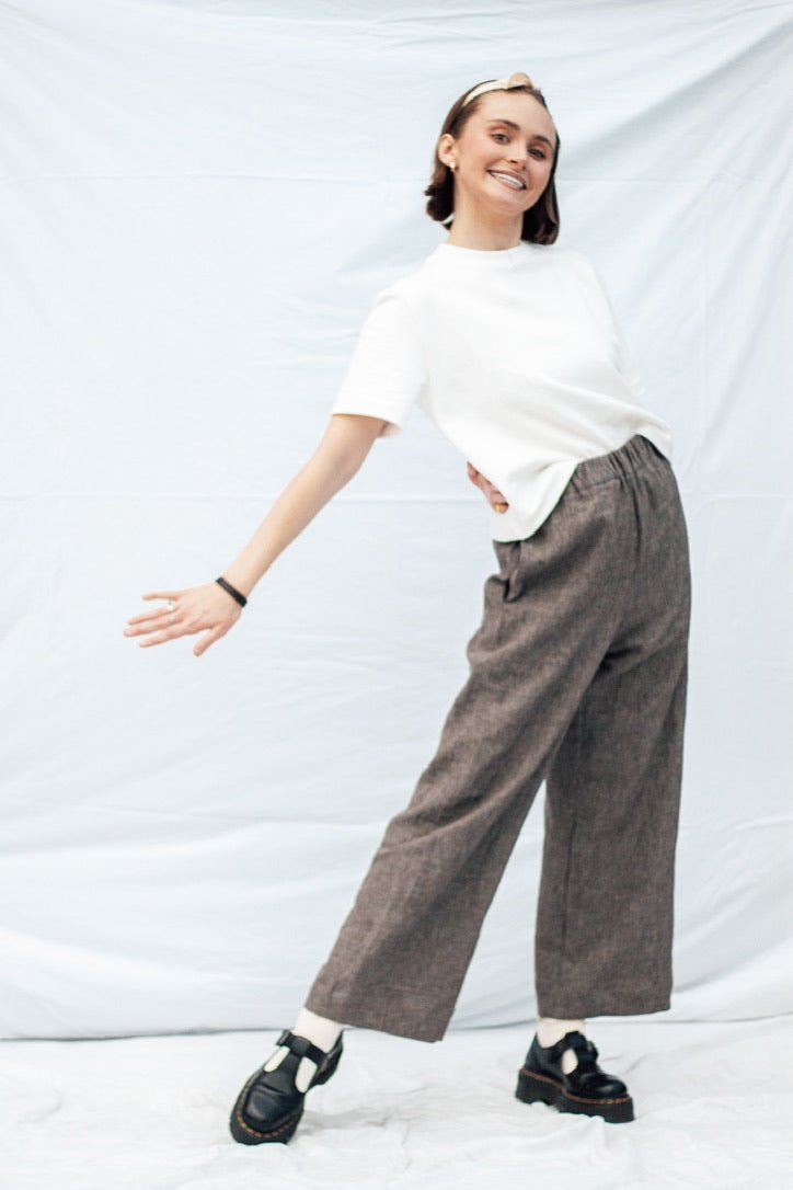 MADE - LINE Bundle Easy Tee Shirt , Shorts, Pants + Sweatshirt PDF Sewing Pattern - Madswick - Simplifi Fabric