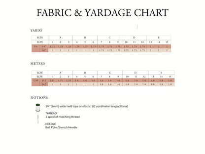 MADE - LINE Tee PDF Sewing Pattern - Madswick - Simplifi Fabric