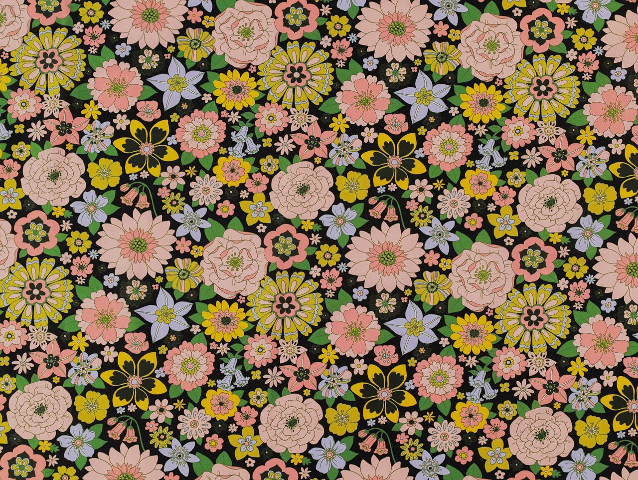 Maggie Cotton Lawn - Black - Oeko - Tex 100 - Fabric Godmother - Simplifi Fabric