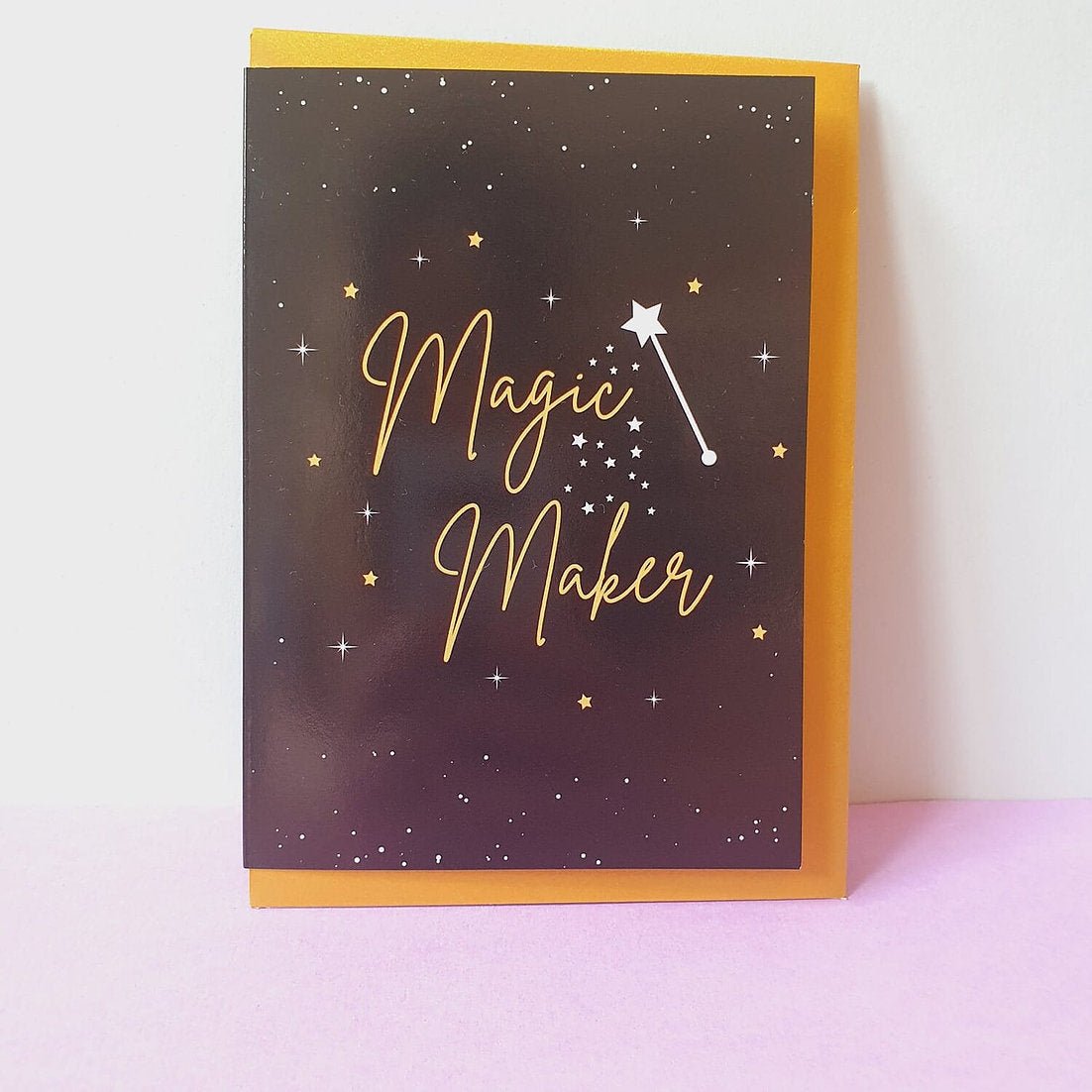 "MAGIC MAKER" Crafty Themed Greeting Card - Sew Anonymous - Simplifi Fabric