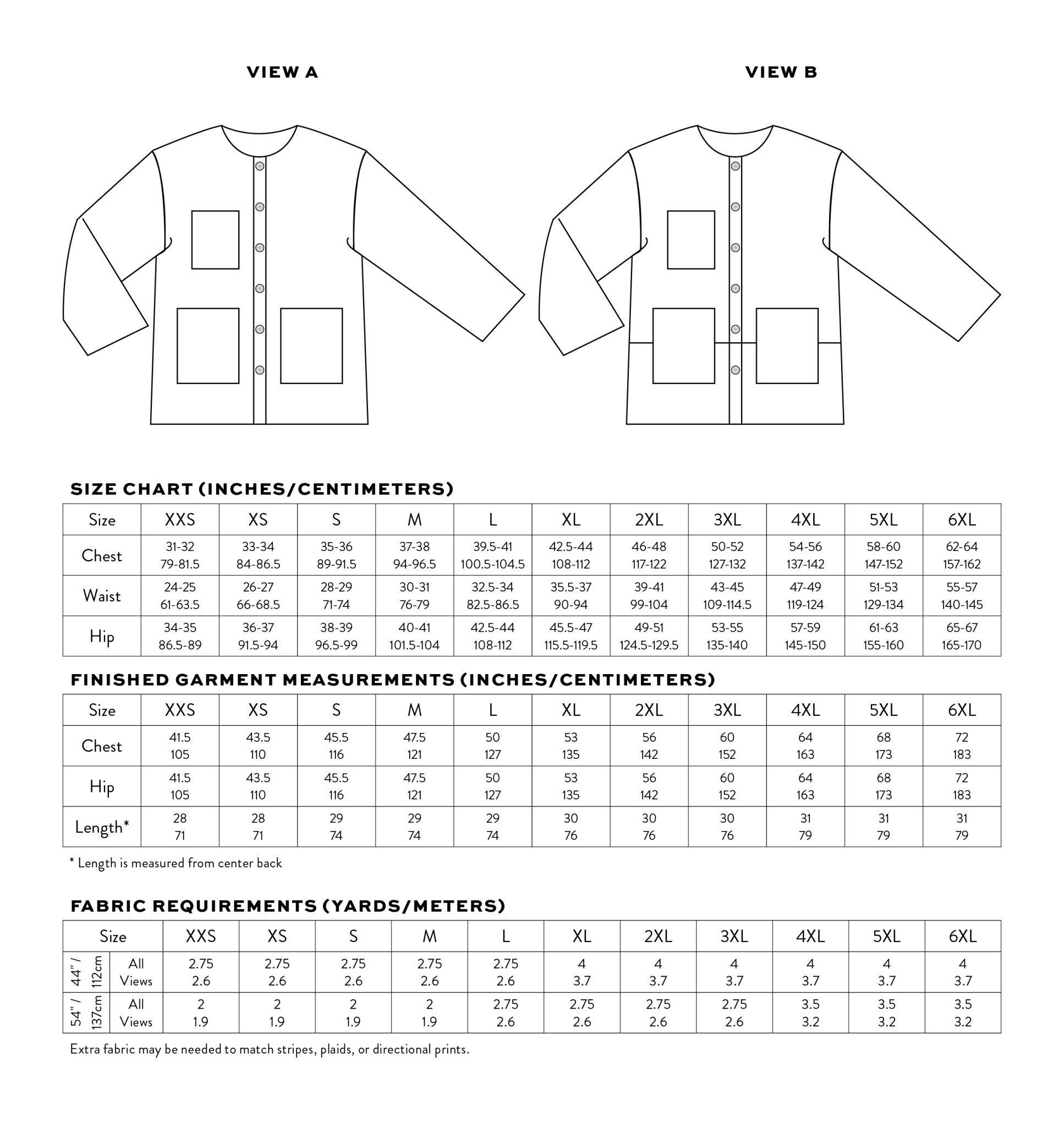 Makers Over Shirt PDF Pattern - Matchy Matchy Sewing Club - Simplifi Fabric