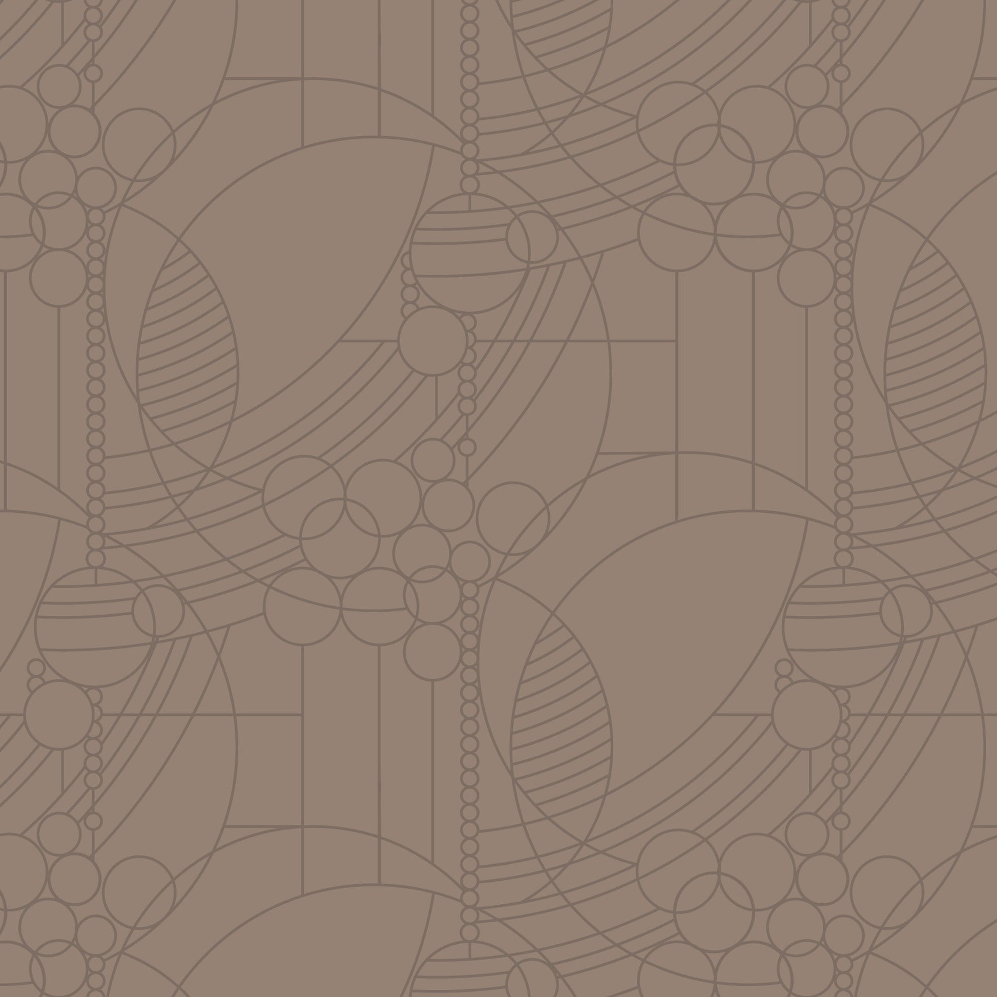 March Balloons - Earth - FLW Tone On Tone - Frank Llyod Wright - Cloud 9 Fabrics - Poplin - Simplifi Fabric