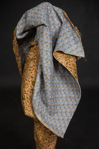 Maricel Pinks/Phoebe Blues Quilt Indian Cotton - Merchant & Mills - Simplifi Fabric