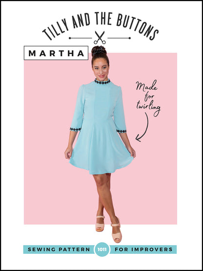 Martha Dress Pattern - Tilly And The Buttons - Simplifi Fabric